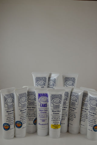 12 squeeze tubes (each 4 ounces) Wool Wax Creme