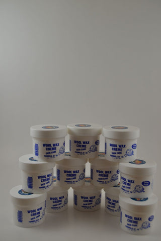 12 ~Two Ounce Jars Wool Wax Creme