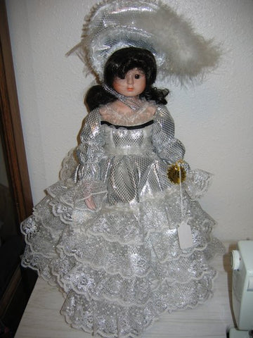 Chili Creations Doll in Silver Gown
